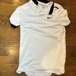 White Nike tennis shirt